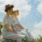 Charles Courtney Curran On the Heights Spain oil painting artist